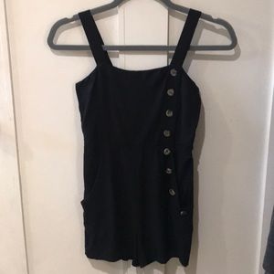 Girl’s Black Romper